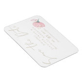 Magnet Flexible Élégant Rose or moderne Mariage Étincelle (Côté Droit)