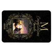 Magnet Flexible Elegant Scroll + Gold Dots Congratulation Class of (Horizontal)