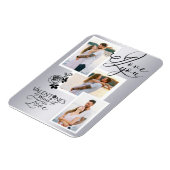 Magnet Flexible Elegant Valentine’s Day Photo Collage (Côté Gauche)