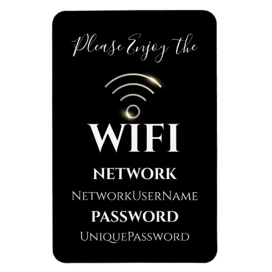 Magnet Flexible Elegant WiFi (Vertical)