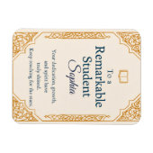 Magnet Flexible Elégante carte de félicitations pour un Stud Remar (Horizontal)