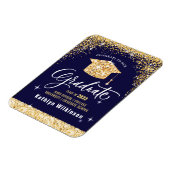 Magnet Flexible Élégante Parties scintillant d'or Sparkling Gradua (Côté Gauche)