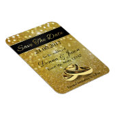 Magnet Flexible Élégante Parties scintillant Mariage anneaux Enreg (Côté Droit)