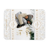 Magnet Flexible Élégante photo d'amour de Noël (Horizontal)