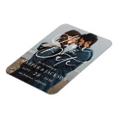 Magnet Flexible Élégante photo simple Enregistrer le script de dat (Côté Gauche)