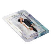 Magnet Flexible Élégante photo Turquoise et violette Enregistrer l (Côté Droit)