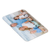 Magnet Flexible Élégante typographie de script Famille Photo (Côté Droit)