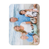 Magnet Flexible Élégante typographie de script Famille Photo (Vertical)