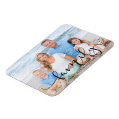 Magnet Flexible Élégante typographie de script Famille Photo (Côté Gauche)