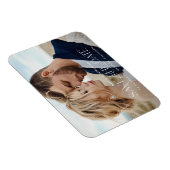 Magnet Flexible Élégante typographie moderne paysage mariage photo (Côté Droit)