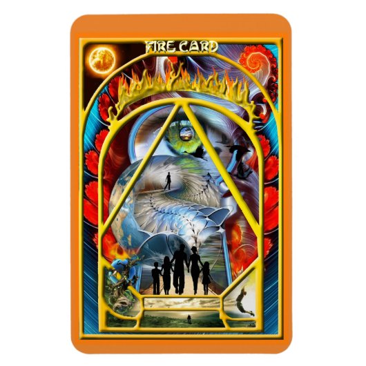 Magnet Flexible Élément de conception de carte d'incendie (Vertical)