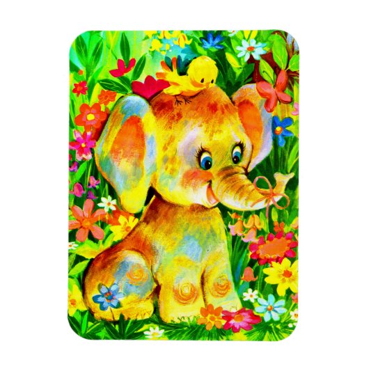 Magnet Flexible éléphant (Vertical)