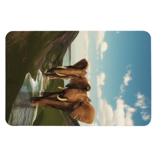 Magnet Flexible Eléphant (Horizontal)