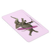 Magnet Flexible Eléphant Avec Tutu Rose (Côté Droit)