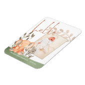 Magnet Flexible Elephant Baby Photo Keepsaké Faire-part de naissan (Côté Gauche)