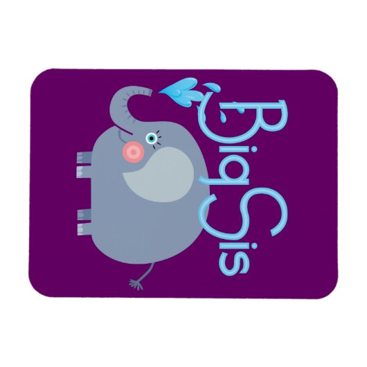Magnet Flexible Elephant Big Sis (Horizontal)