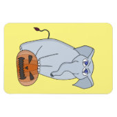 Magnet Flexible Eléphant citrouille (Horizontal)