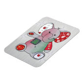 Magnet Flexible Éléphant de Noël (Côté Gauche)