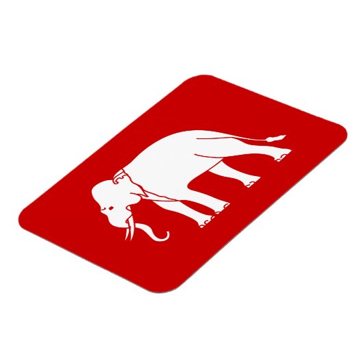 Magnet Flexible Éléphant de Siamese (Côté Gauche)