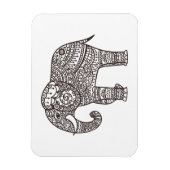 Magnet Flexible Eléphant de style décoratif (Vertical)