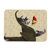 Magnet Flexible Éléphant et pingouins (Horizontal)