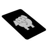 Magnet Flexible Elephant gris. (Côté Droit)