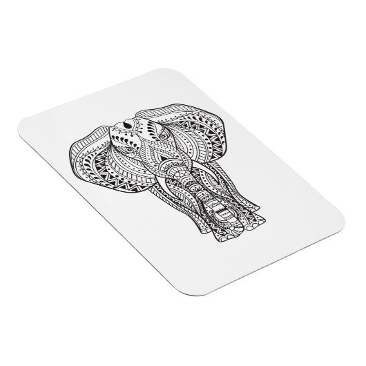 Magnet Flexible Eléphant Indien (Côté Droit)
