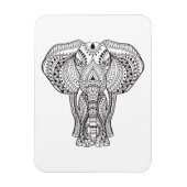 Magnet Flexible Eléphant Indien (Vertical)