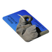 Magnet Flexible Elephant Joyeux Anniversaire Funny Age est Irr Ele (Côté Droit)