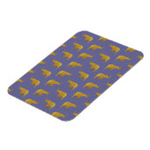 Magnet Flexible Eléphants de trompette d'or (Côté Gauche)