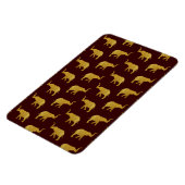 Magnet Flexible Eléphants dorés (Côté Gauche)