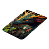 Magnet Flexible Elf Et Dragon Imaginaire Art (Côté Gauche)