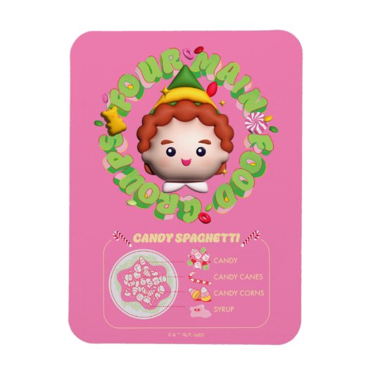 Magnet Flexible Elf the Movie | Quatre groupes principaux (Vertical)