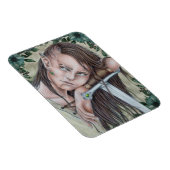 Magnet Flexible Elfe des bois, Guerrier Elfe (Côté Droit)
