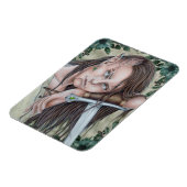 Magnet Flexible Elfe des bois, Guerrier Elfe (Côté Gauche)