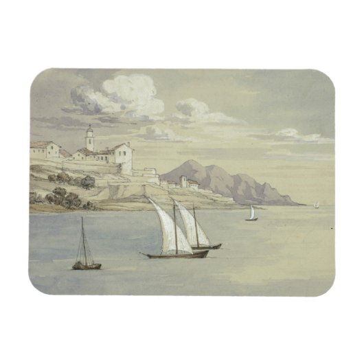 Magnet Flexible Elizabeth Murray - Portofino de la mer, Gênes (Horizontal)