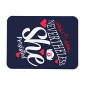 Magnet Flexible Elle A Néanmoins Persisté (Horizontal)