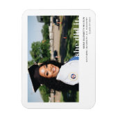 Magnet Flexible Elle L'A Fait Faire-part De Diplôme (Vertical)