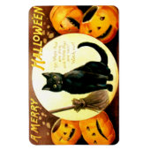 Magnet Flexible Ellen H. Clapsaddle : Chat Halloween (Vertical)