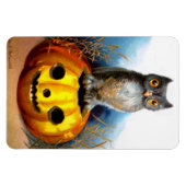 Magnet Flexible Ellen H. Clapsaddle : Chouette d'Halloween (Horizontal)