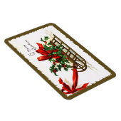 Magnet Flexible Ellen H. Clapsaddle : Sledge avec Holly (Côté Droit)