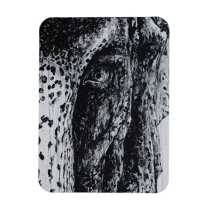 Magnet Flexible Ellie Elephant Asiatique Faune Jungle Animal Art