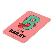 Magnet Flexible Elmo Alphabet | B Sarcelle (Côté Gauche)