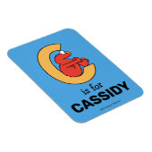 Magnet Flexible Elmo Alphabet | C Orange (Côté Droit)