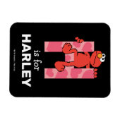 Magnet Flexible Elmo Alphabet | Coeurs H (Horizontal)