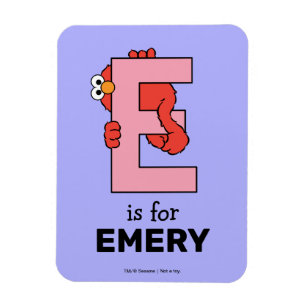 Magnet Flexible Elmo Alphabet   E Rose