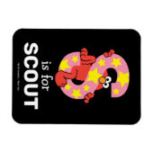 Magnet Flexible Elmo Alphabet | Étoile S (Horizontal)