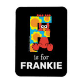 Magnet Flexible Elmo Alphabet | F Fleurs (Vertical)