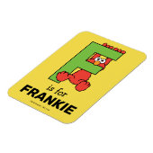 Magnet Flexible Elmo Alphabet | F Vert (Côté Gauche)