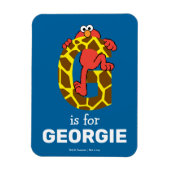 Magnet Flexible Elmo Alphabet | G Giraffe (Vertical)